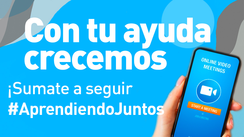 Sumate a seguir aprendiendo juntos