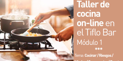 Taller de cocina on-line en el Tiflo Bar 