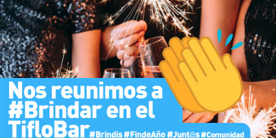 Nos reunimos a brindar en el TifloBar