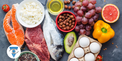 huevos, carne, pescado, arroz, uva, entre otros.