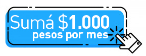 Sumá 1000 pesos