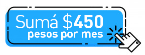 Sumá 450 pesos